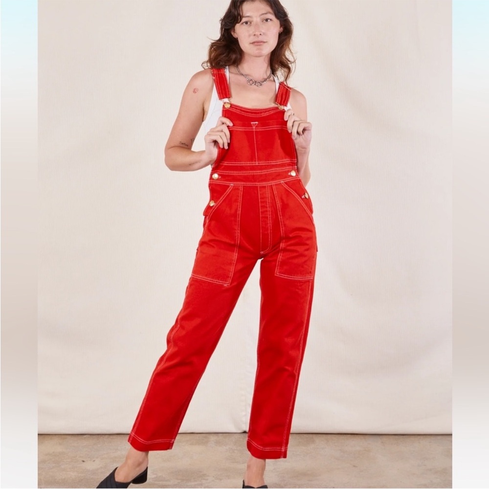 Big bud press red overalls